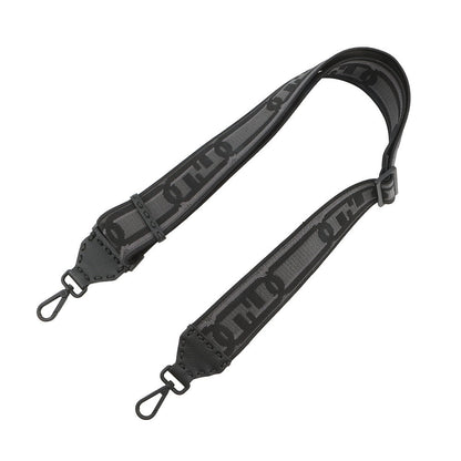 FENDI Strap You Black/Gray8AV444 Leather Canvas