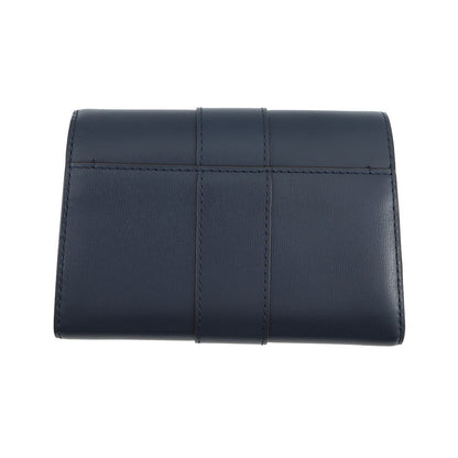 Delvaux Brillon Compact Wallet Tri-Fold night skyAB0493AAM0AZBDO Opera Calf Leather