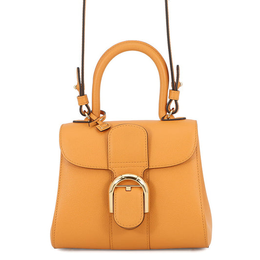 Delvaux Brillant 2WAY Handbag HoneyAA0406AAU0AZCDO Rodeo Calf Leather Size Mini