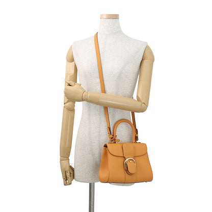 Delvaux Brillant 2WAY Handbag HoneyAA0406AAU0AZCDO Rodeo Calf Leather Size Mini