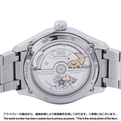 ZENITH El Primero Synopsis W40mm Stainless Steel Silver Dial03.2170.4613/02.M2170