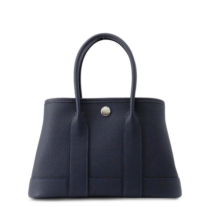 HERMES Neo Garden Blue Nuit Togo Leather Size 23