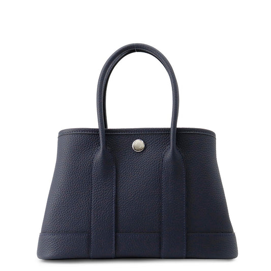 HERMES Neo Garden Blue Nuit Togo Leather Size 23