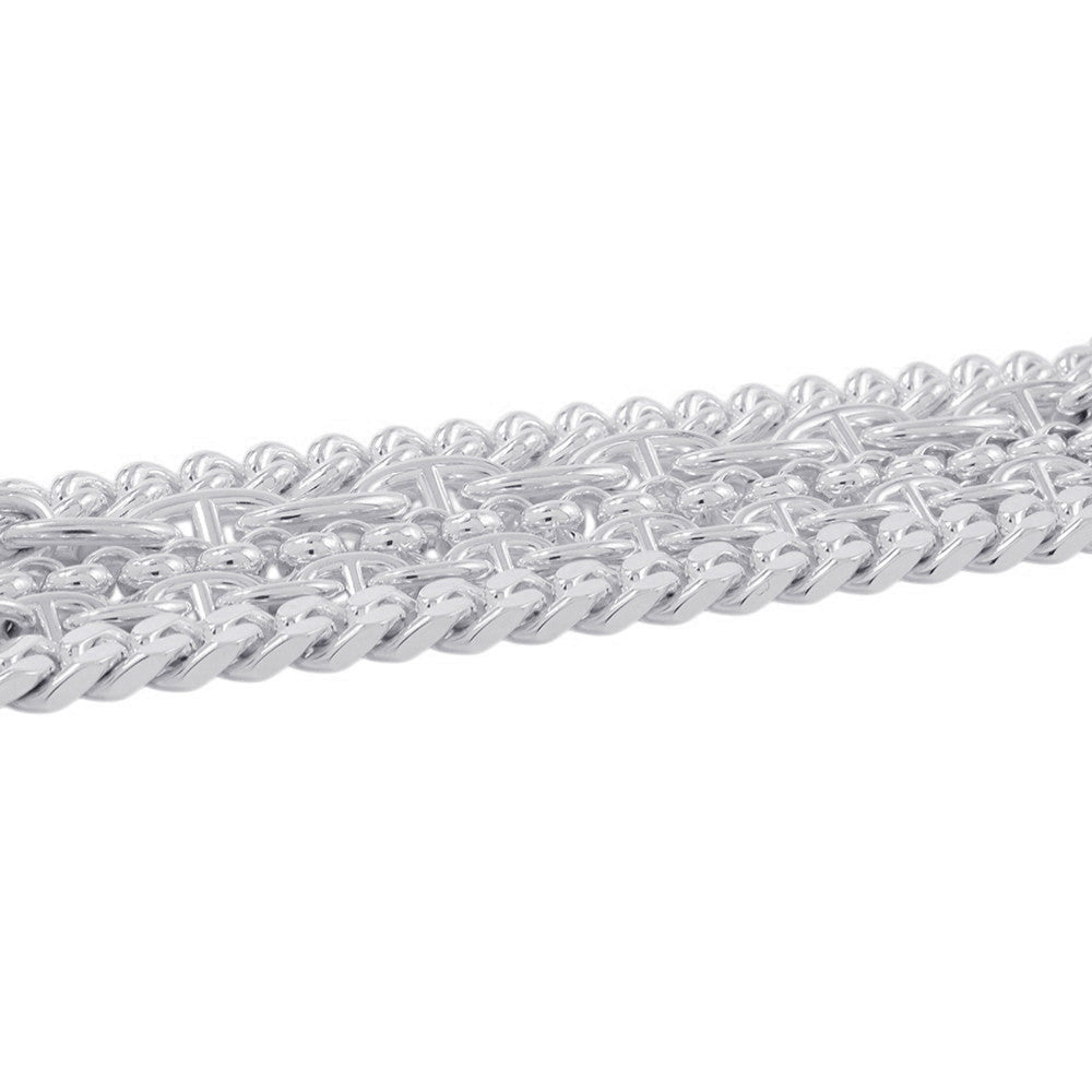HERMES Chaine d'Ancre Multi Chain Bracelet Size 15 SV925