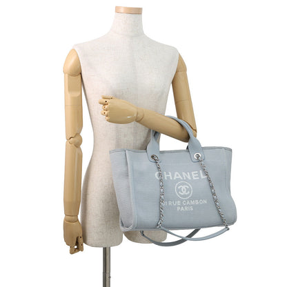 CHANEL Deauville Light BlueAS3257 Canvas Size Small