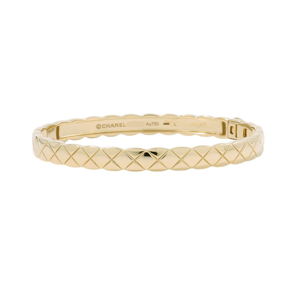 CHANEL Coco Crush Collection Bracelet Size LJ13221 18K Yellow Gold