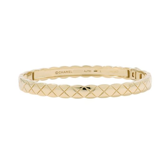 CHANEL Coco Crush Collection Bracelet Size LJ13221 18K Yellow Gold