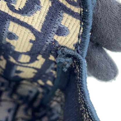 Dior Diorcamp Oblique Embroidery Shoulder Bag Navy/BeigeM1241ORIW_M928 Canvas Size Small
