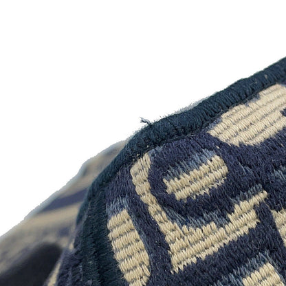 Dior Diorcamp Oblique Embroidery Shoulder Bag Navy/BeigeM1241ORIW_M928 Canvas Size Small
