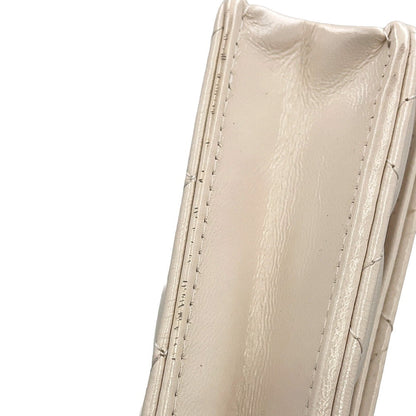 CHANEL Chain Wallet Double Chain WhiteAP4241 Lambskin