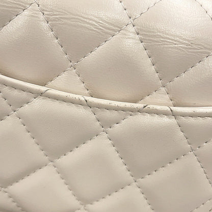 CHANEL Chain Wallet Double Chain WhiteAP4241 Lambskin