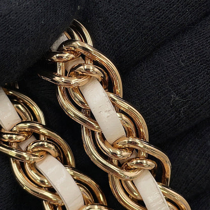 CHANEL Chain Wallet Double Chain WhiteAP4241 Lambskin