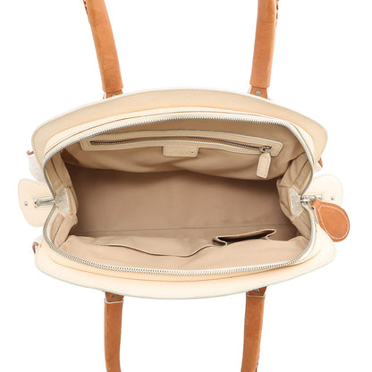 Dior Trotter Street Chic Shoulder Bag Beige Canvas Leather