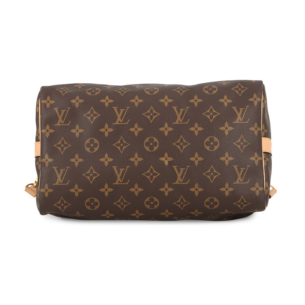 LOUIS VUITTON Speedy Bandouliere BrownM40391 Monogram Size 30