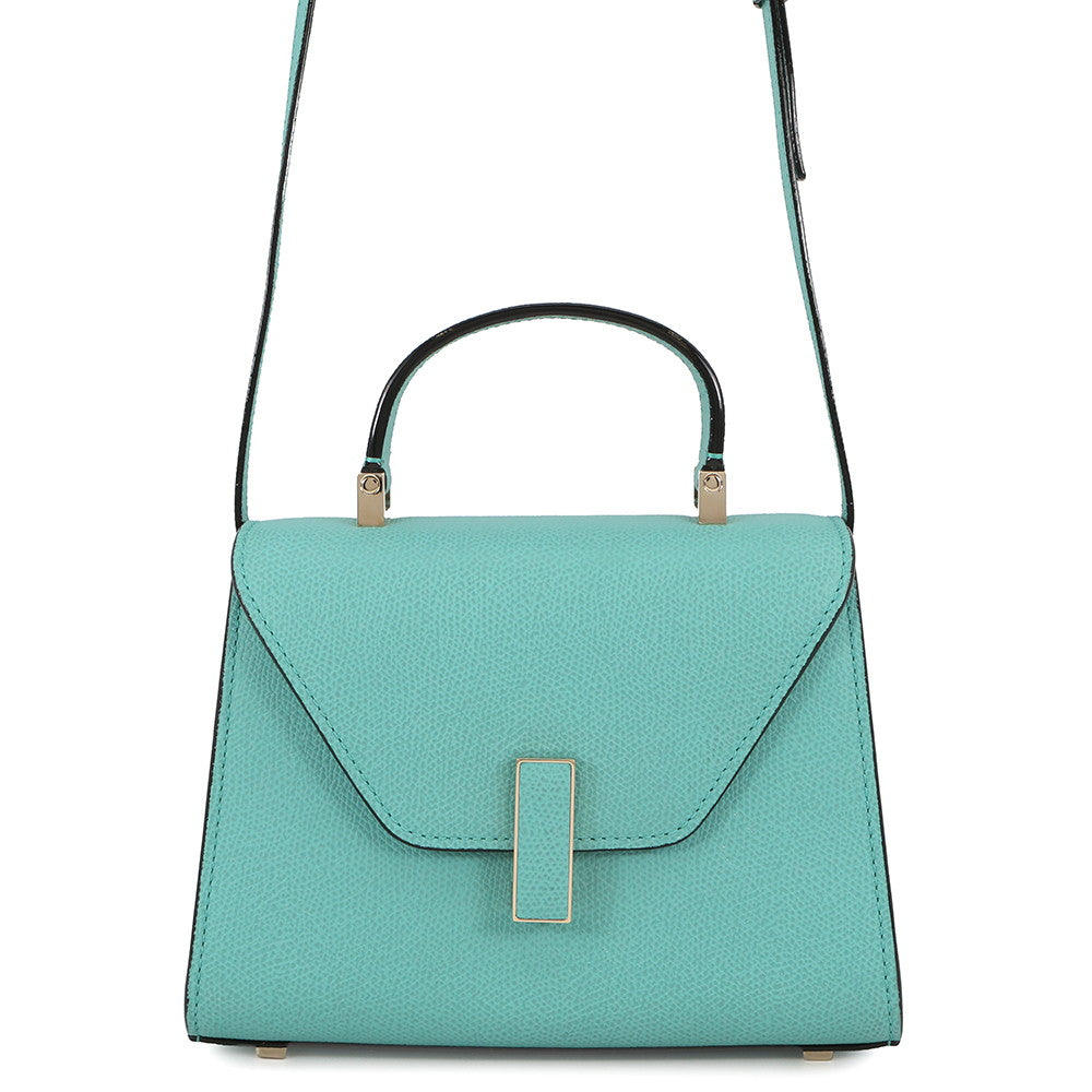 Valextra Valextra Izide Blue OceanoWBES0022028LOC99 Leather Size micro