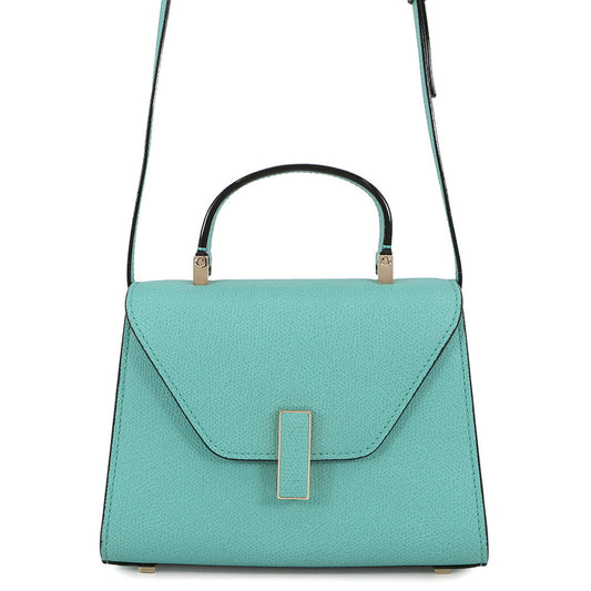 Valextra Valextra Izide Blue OceanoWBES0022028LOC99 Leather Size micro