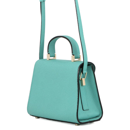 Valextra Valextra Izide Blue OceanoWBES0022028LOC99 Leather Size micro
