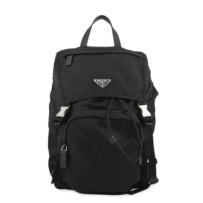 PRADA Re-Nylon Backpack Black Nylon Leather