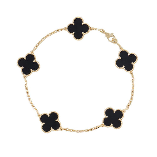 Van Cleef & Arpels Vintage Alhambra Bracelet 5 motifsVCARA41300 18K Yellow Gold