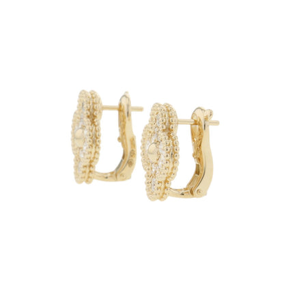 Van Cleef & Arpels Vintage Alhambra EarringVCARA44700 18K Yellow Gold