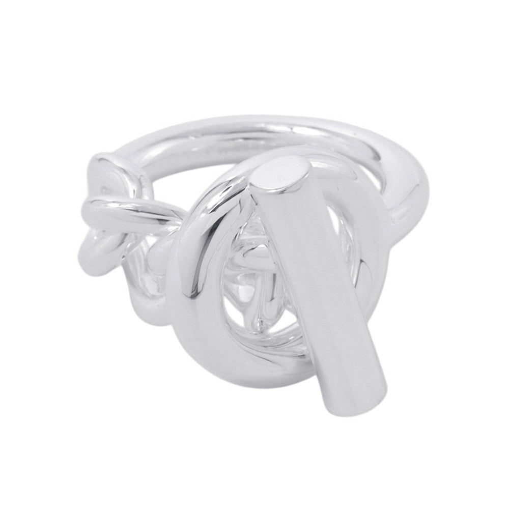 HERMES Croisette Ring Size GM/55/#15 SV925