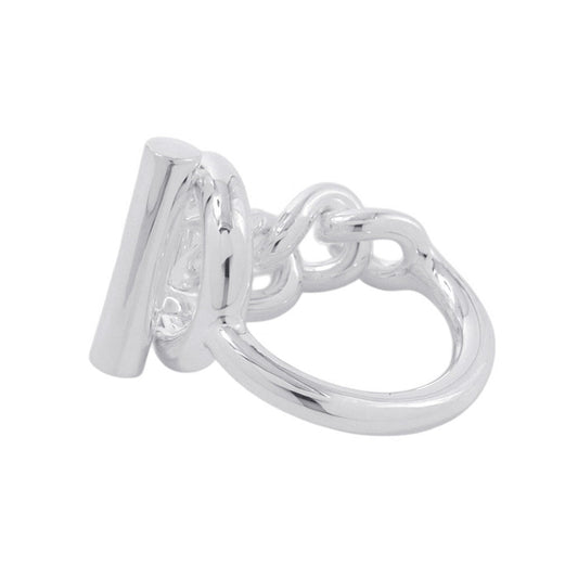 HERMES Croisette Ring Size GM/55/#15 SV925