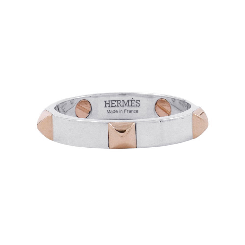 HERMES HERMES Clou de H 5 Clou Size 61/#21 SV925 K18PG