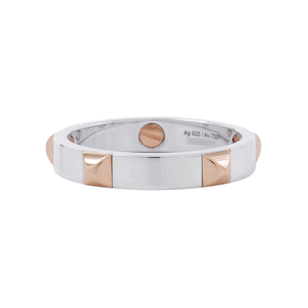 HERMES HERMES Clou de H 5 Clou Size 61/#21 SV925 K18PG