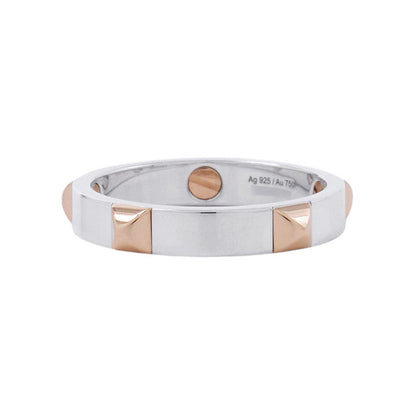 HERMES HERMES Clou de H 5 Clou Size 61/#21 SV925 K18PG