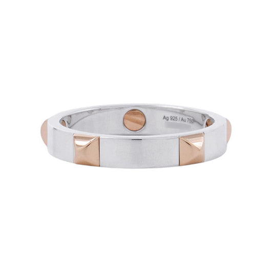 HERMES HERMES Clou de H 5 Clou Size 61/#21 SV925 K18PG