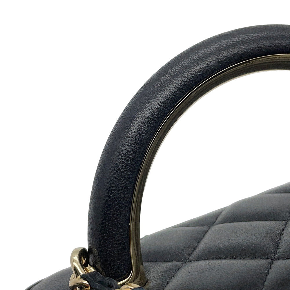 CHANEL Matelasse 2way vanity BlackAP2846 Lambskin