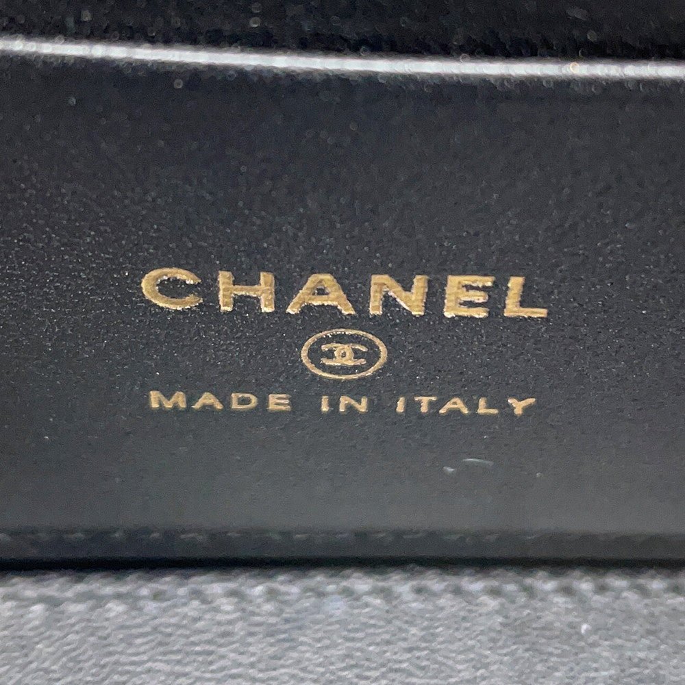 CHANEL Matelasse 2way vanity BlackAP2846 Lambskin