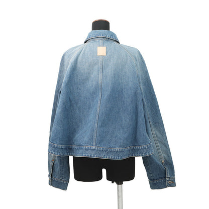 LOEWE Anagram Trapeze Denim Jacket Size 40 Denim BlueS359Y50X95 Cotton100%