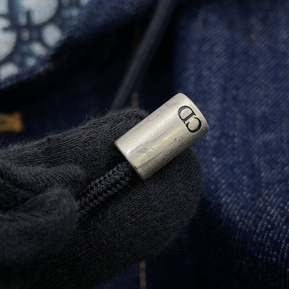 Dior Oblique Oversized Denim Jacket Size 40 Blue442V34A3161_X5461 Cotton100%