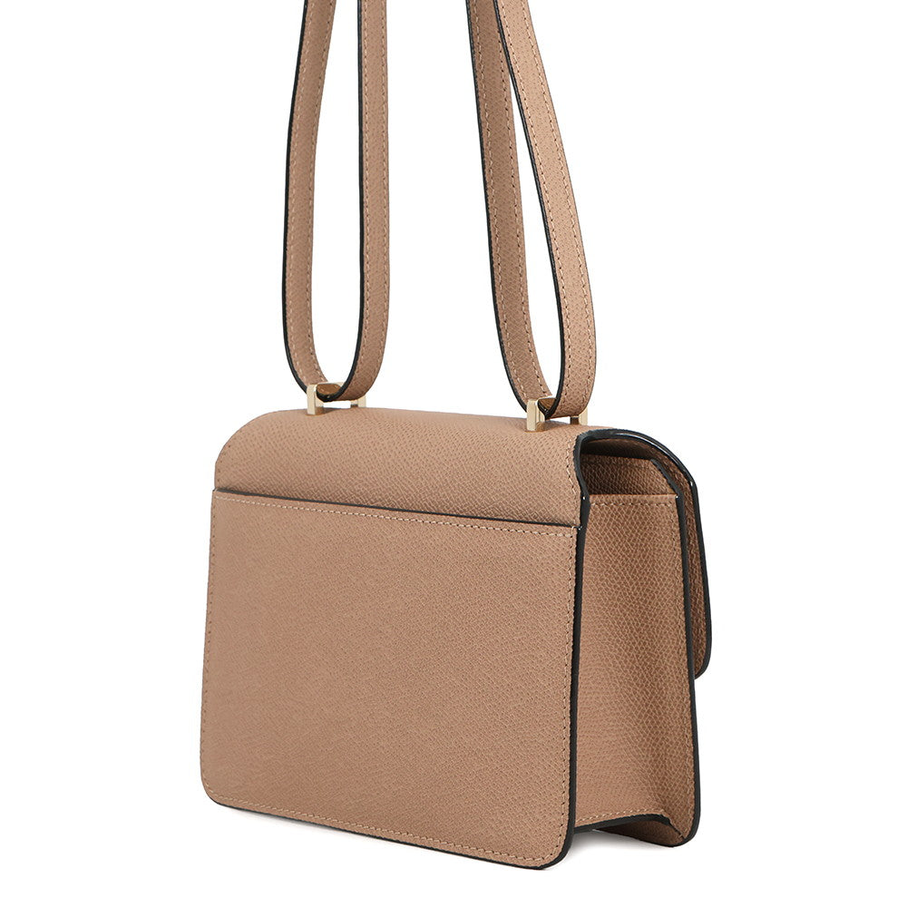 Valextra Valextra Noro Shoulder Bag CashmereBeigeWBNL0065028LOC99MBC Soft Calf Leather Size Small