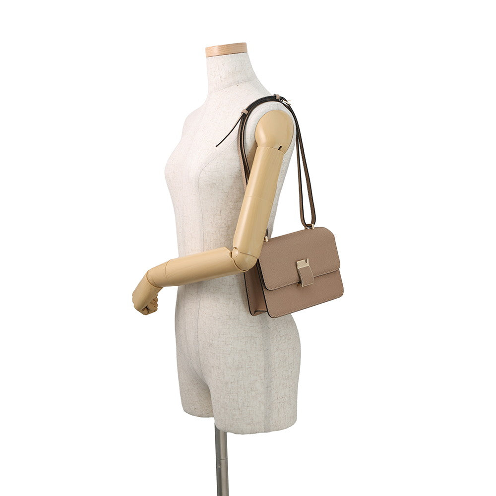 Valextra Valextra Noro Shoulder Bag CashmereBeigeWBNL0065028LOC99MBC Soft Calf Leather Size Small