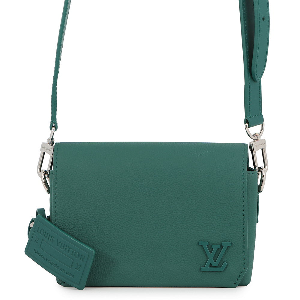 LOUIS VUITTON Fastline Wearable Wallet GreenM82367 Cowhide Leather LV Aerogram