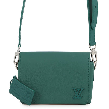 LOUIS VUITTON Fastline Wearable Wallet GreenM82367 Cowhide Leather LV Aerogram