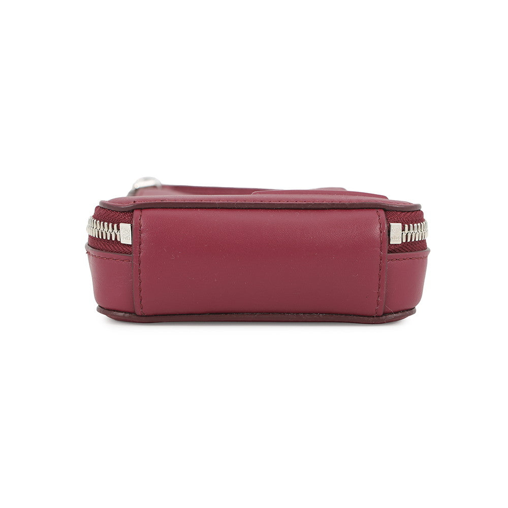 LOEWE Vertical crossbody pocket CrimsonC565S59X01 1048 Satin Calf Leather