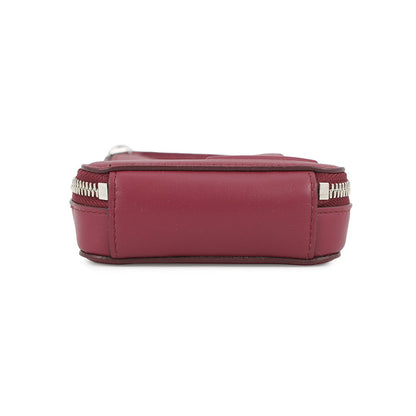 LOEWE Vertical crossbody pocket CrimsonC565S59X01 1048 Satin Calf Leather