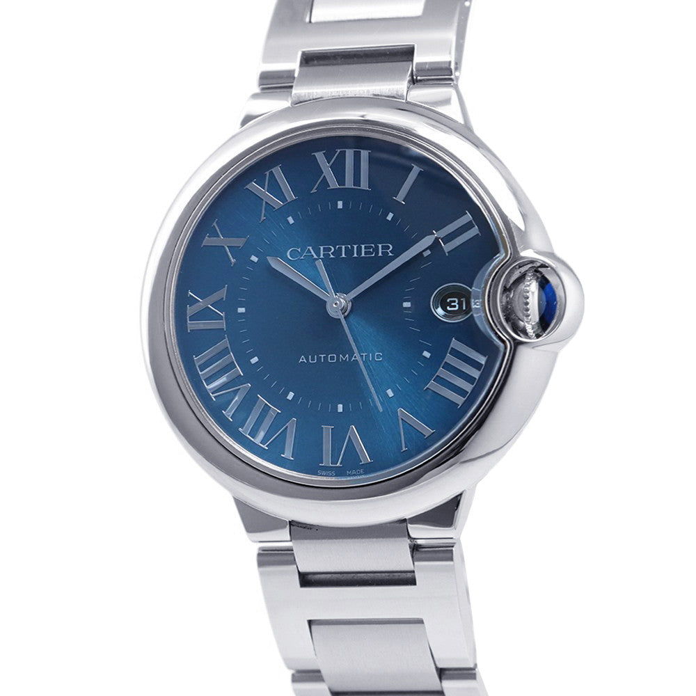 CARTIER Ballon Blue de Cartier Watch W40mm Stainless Steel Blue DialWSBB0061