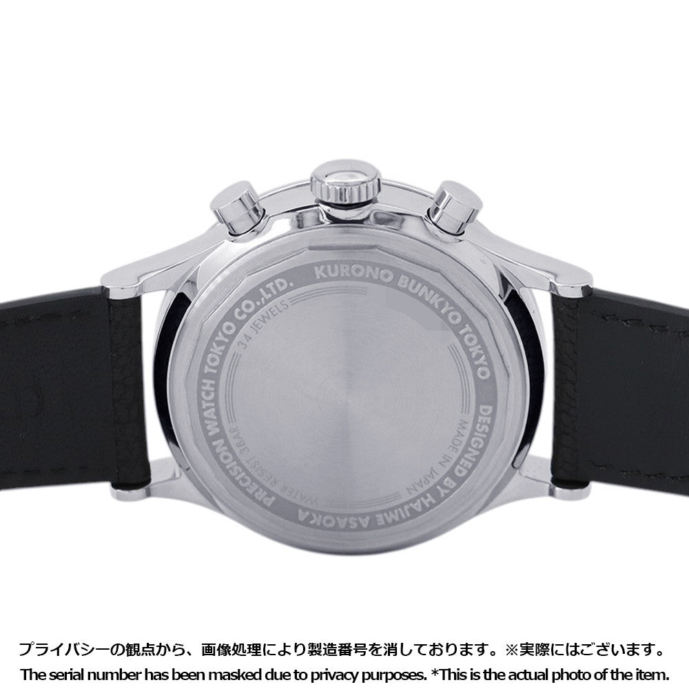 Chrono Bunkyo Tokyo Chrono Tokyo Chronograph1 Mark 2 W38mm Stainless Steel salmon pink DialCB012U