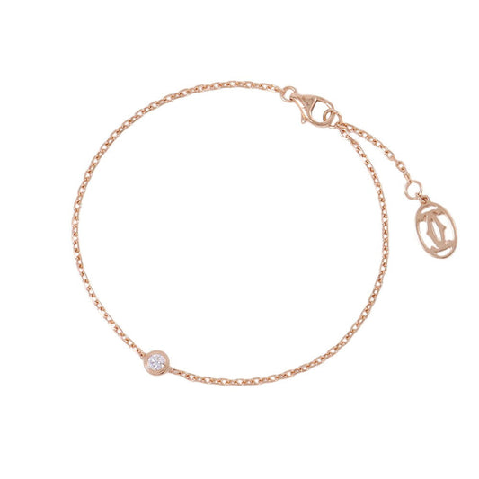 CARTIER Damour Bracelet Size SMB6040300 18K Pink Gold