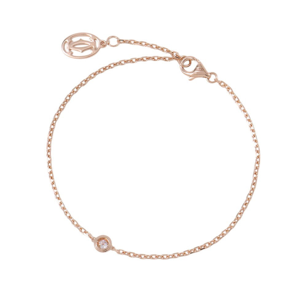 CARTIER Damour Bracelet Size SMB6040300 18K Pink Gold