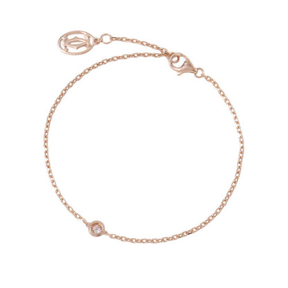CARTIER Damour Bracelet Size SMB6040300 18K Pink Gold