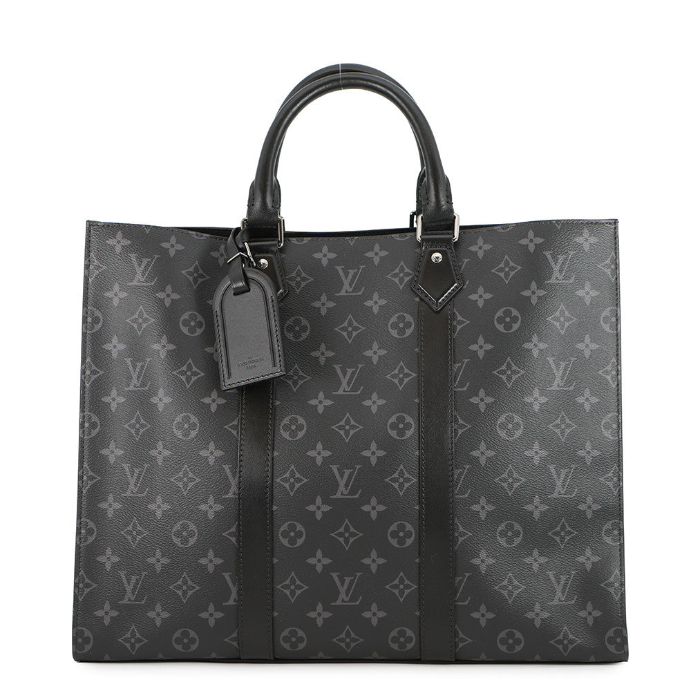 LOUIS VUITTON Sac Plat 24H NoirM47059 Monogram Eclipse