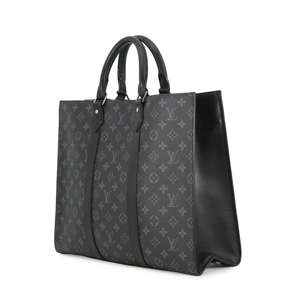 LOUIS VUITTON Sac Plat 24H NoirM47059 Monogram Eclipse