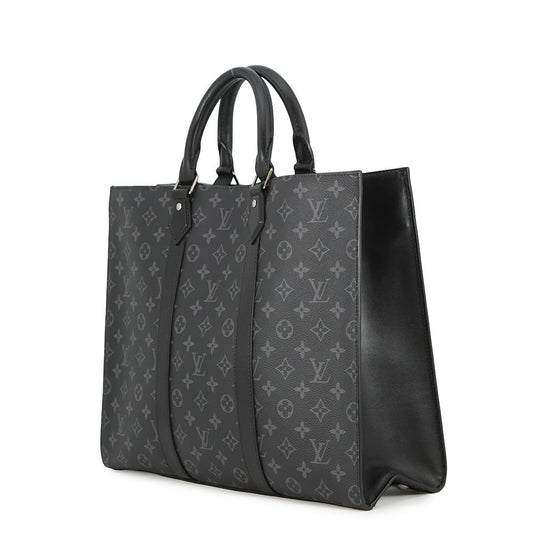 LOUIS VUITTON Sac Plat 24H NoirM47059 Monogram Eclipse