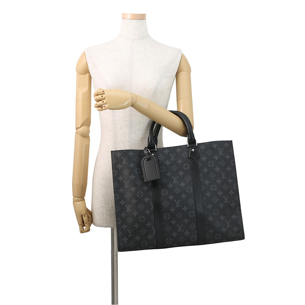 LOUIS VUITTON Sac Plat 24H NoirM47059 Monogram Eclipse
