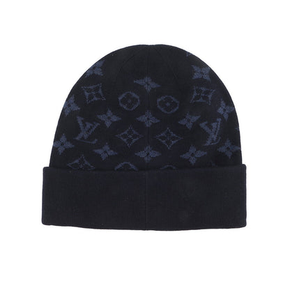 LOUIS VUITTON Bonnet LV Varsity Knit Hat Size S Navy/White/RedM77955 Wool 100%